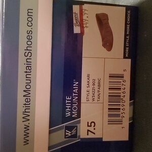 WHITE MOUNTAIN NEVER WORN IN THE BOX SHOES 👞